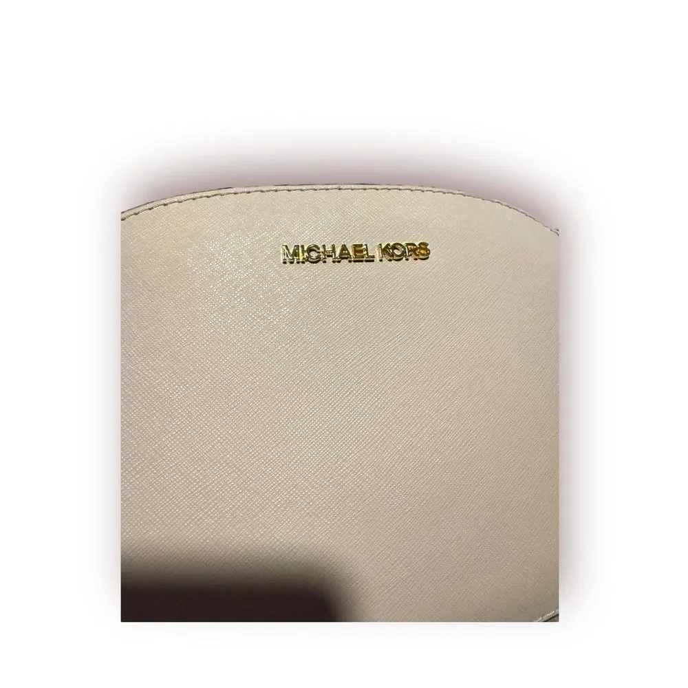 Michael Kors Leather Oval‎ Crossbody Jet Set Travel Blush Pink - Picture 4 of 8